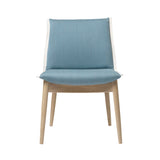 E004 Embrace Chair: White Edging Strip + White Oiled Oak