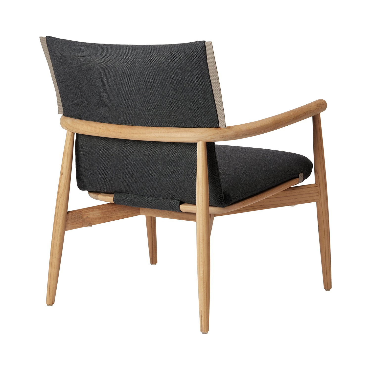 E018 Embrace Outdoor Lounge Chair with Cushion: Panama 1779