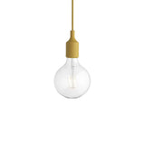 E27 Pendant Lamp: Mustard