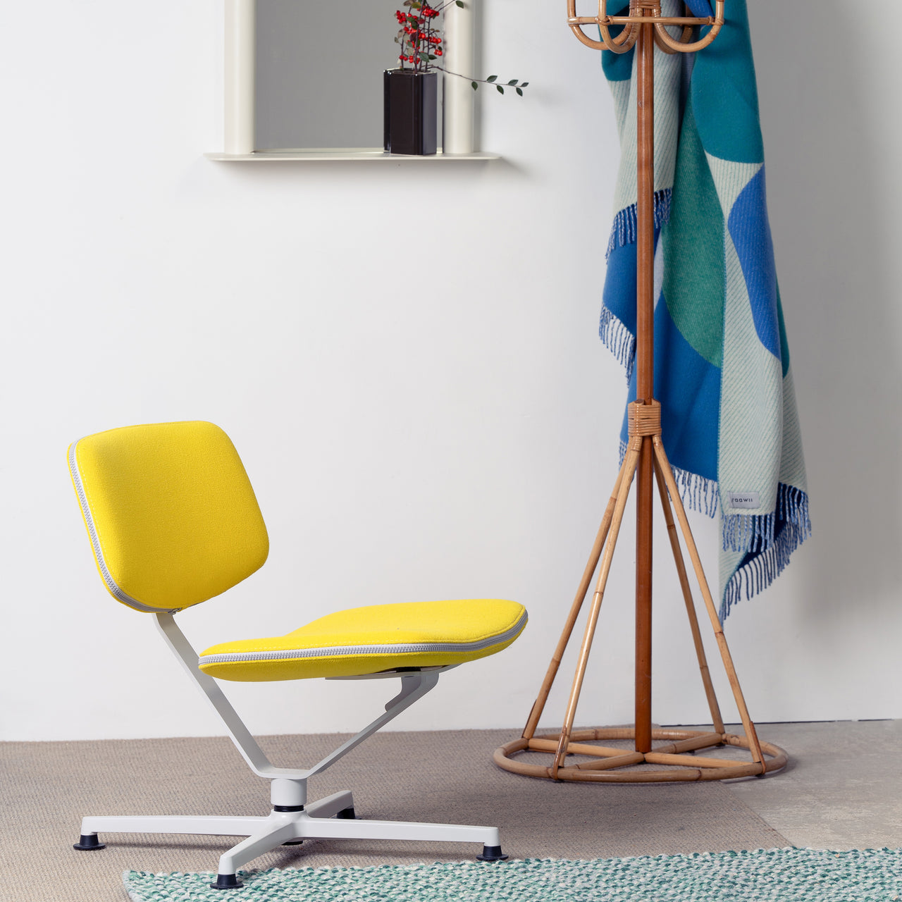 Arba Lounge Chair + Ottoman: Upholstered