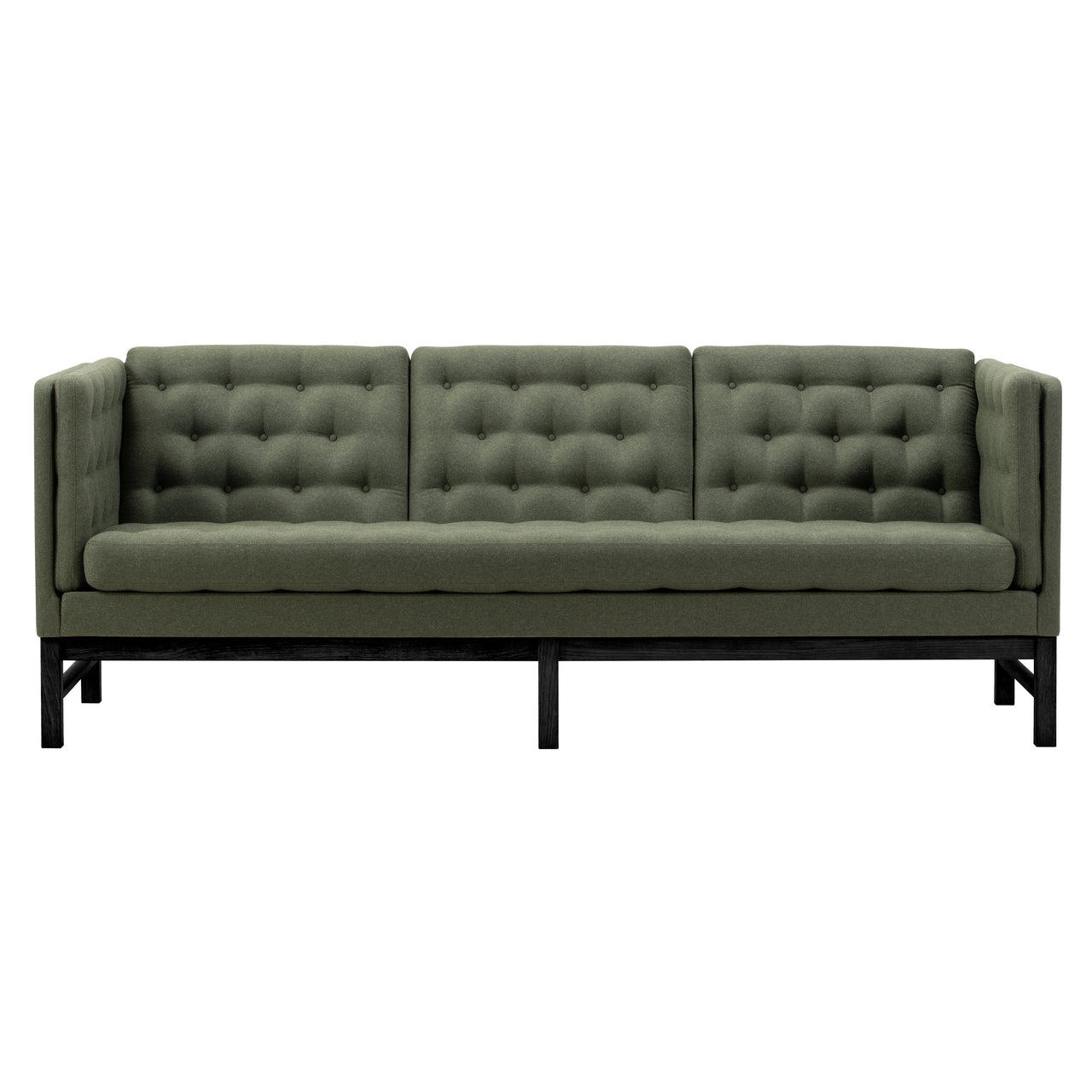 EJ315 Sofa: 3 Seater + Lacquered Black