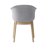 Elefy Chair JH31: Wood Base Upholstered + Oak