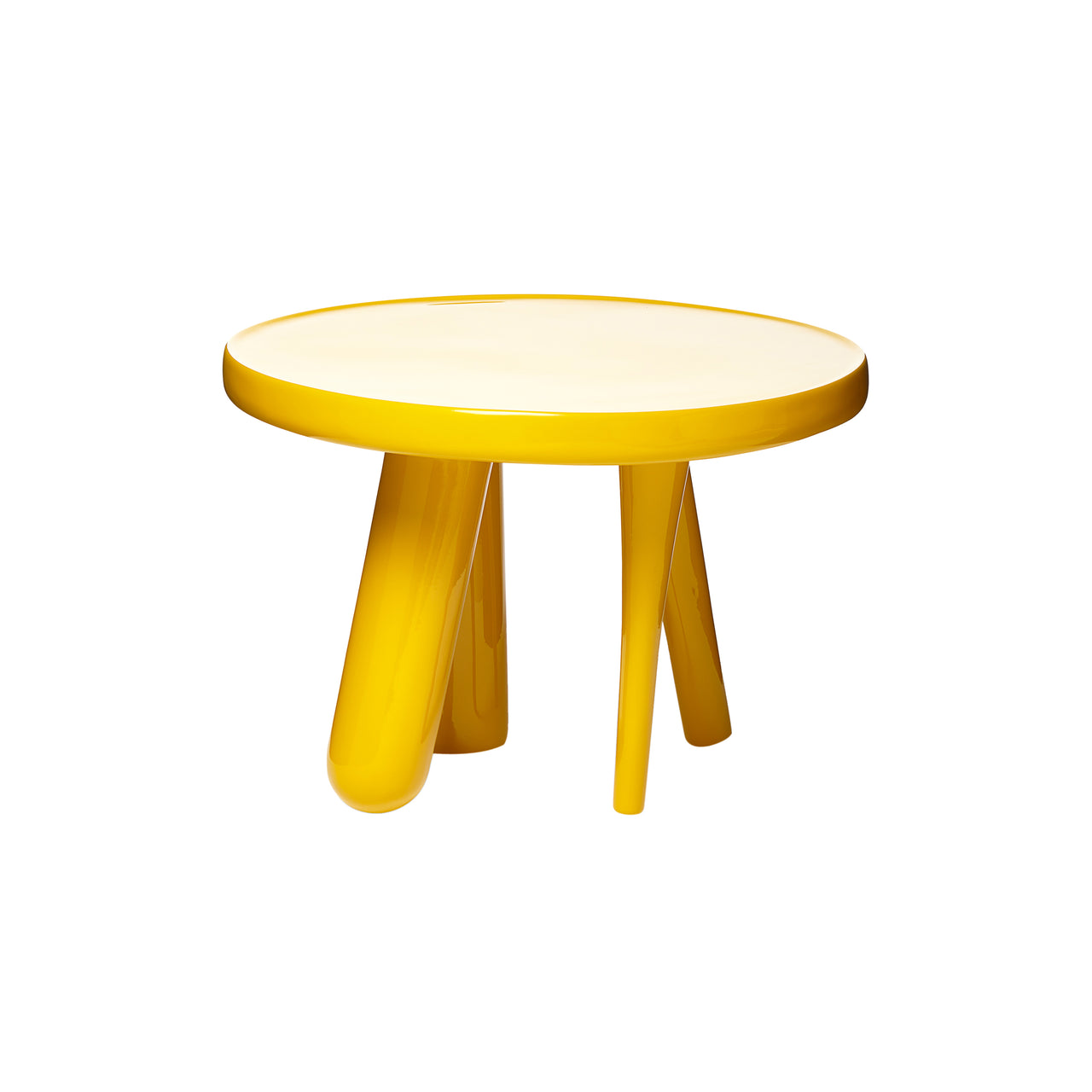 Elements 002 Side Table: Golden Yellow