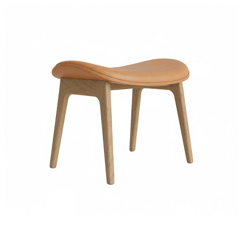 Elephant Ottoman: Full Upholstered + Natural Oak