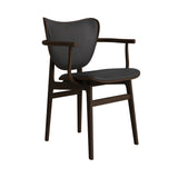 Elephant Armchair: Front Upholstered + Dark Smoked Oak