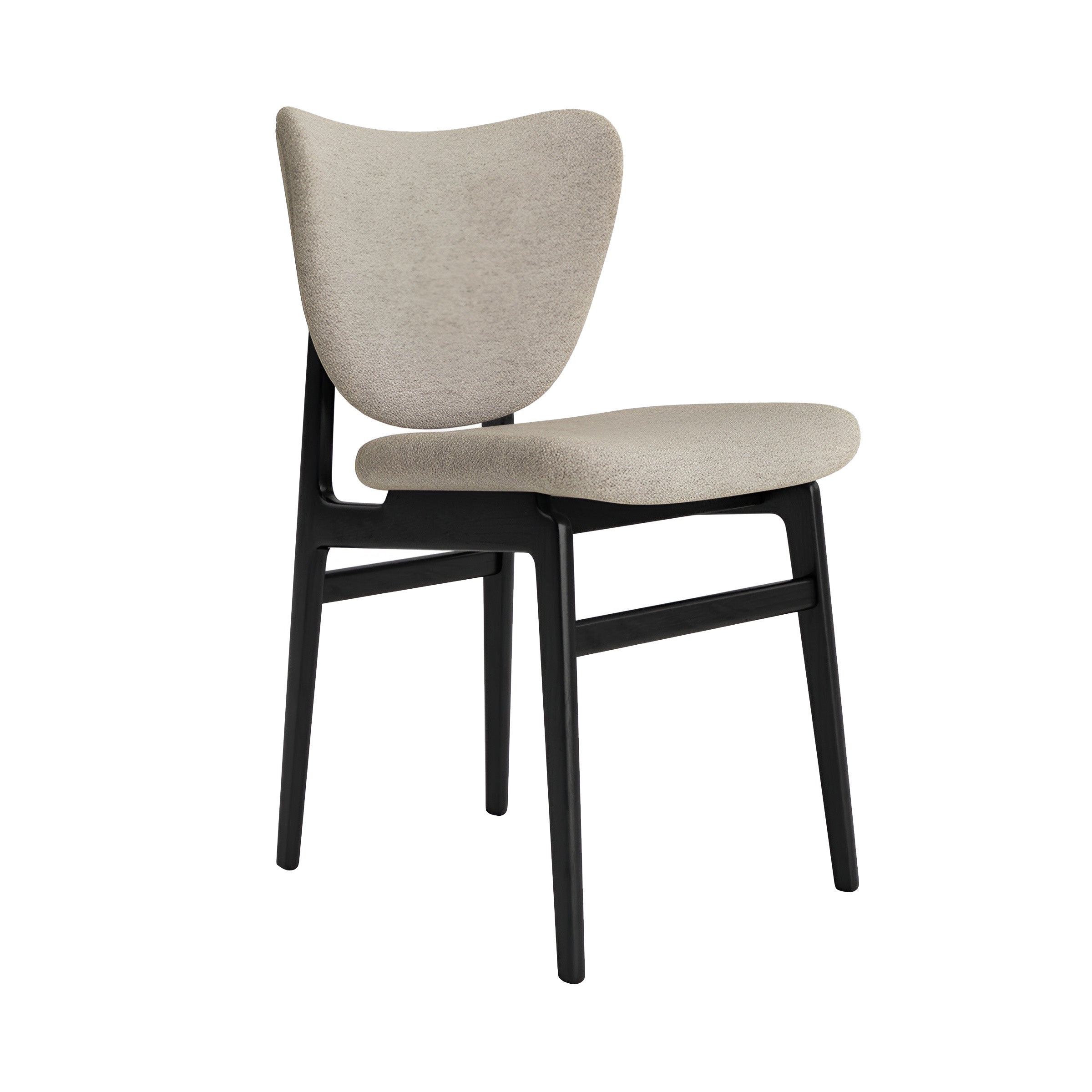 Elephant Chair: Full Upholstered + Black Oak