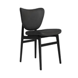 Elephant Chair: Full Upholstered + Black Oak