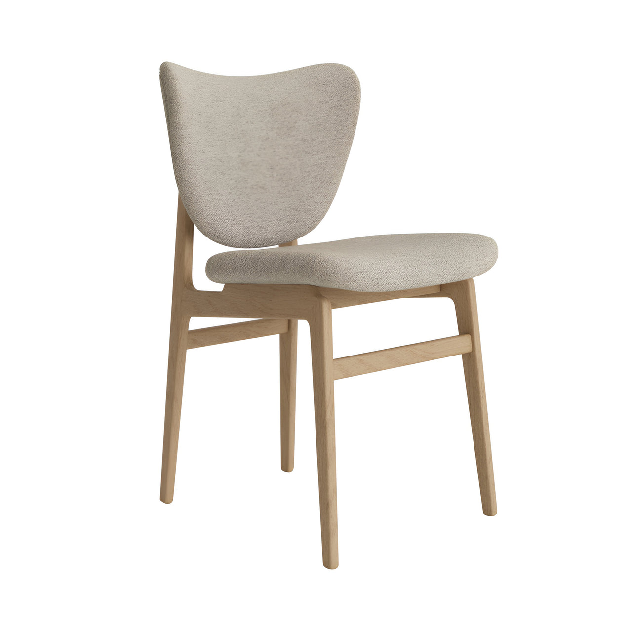 Elephant Chair: Full Upholstered + Natural Oak