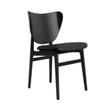 Elephant Chair: Seat Upholstered + Black Oak