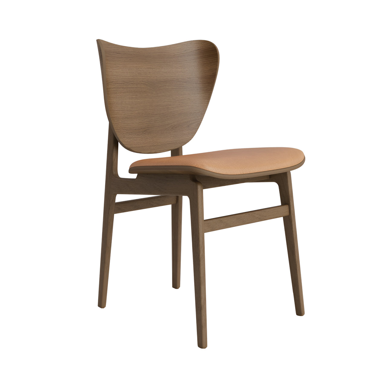 Elephant Chair: Seat Upholstered + Light Smoked Oak