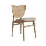 Elephant Chair: Seat Upholstered + Natural Oak