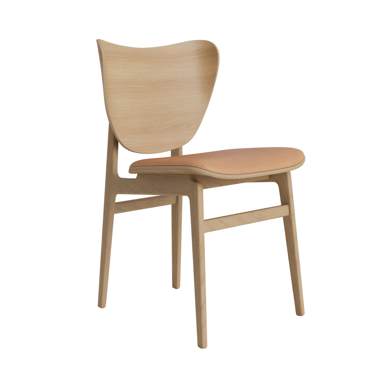 Elephant Chair: Seat Upholstered + Natural Oak
