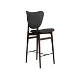 Elephant Bar + Counter Chair: Front Upholstered + Counter + Dark Smoked Oak