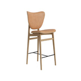 Elephant Bar + Counter Chair: Front Upholstered + Counter + Natural Oak