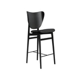 Elephant Bar + Counter Chair: Seat Upholstered + Counter + Black Oak