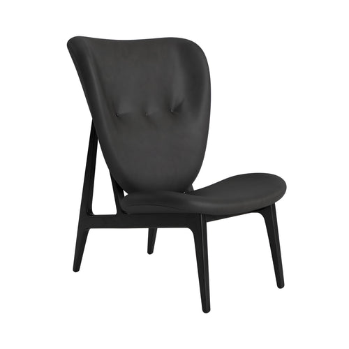Elephant Lounge Chair: Full Upholstered + Black Oak