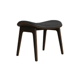Elephant Ottoman: Front Upholstered + Dark Smoked Oak