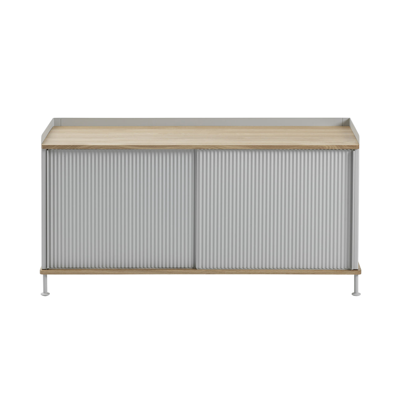 Enfold Sideboard: Oak + Grey