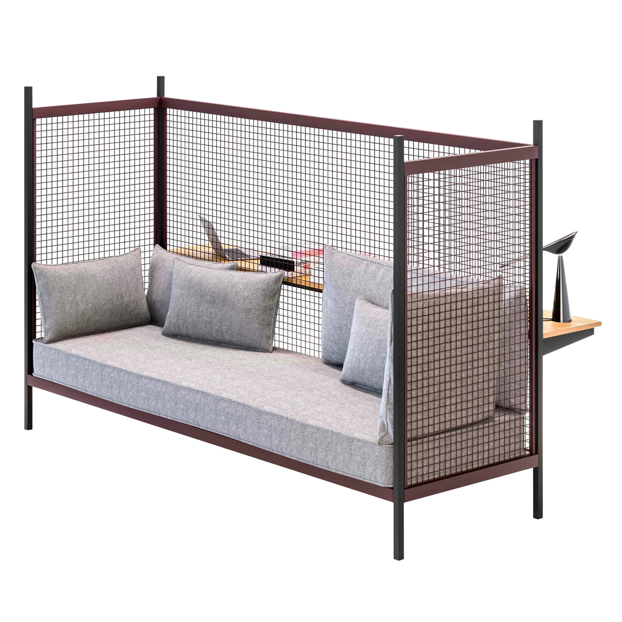 Grid Room Divider: Upholstered