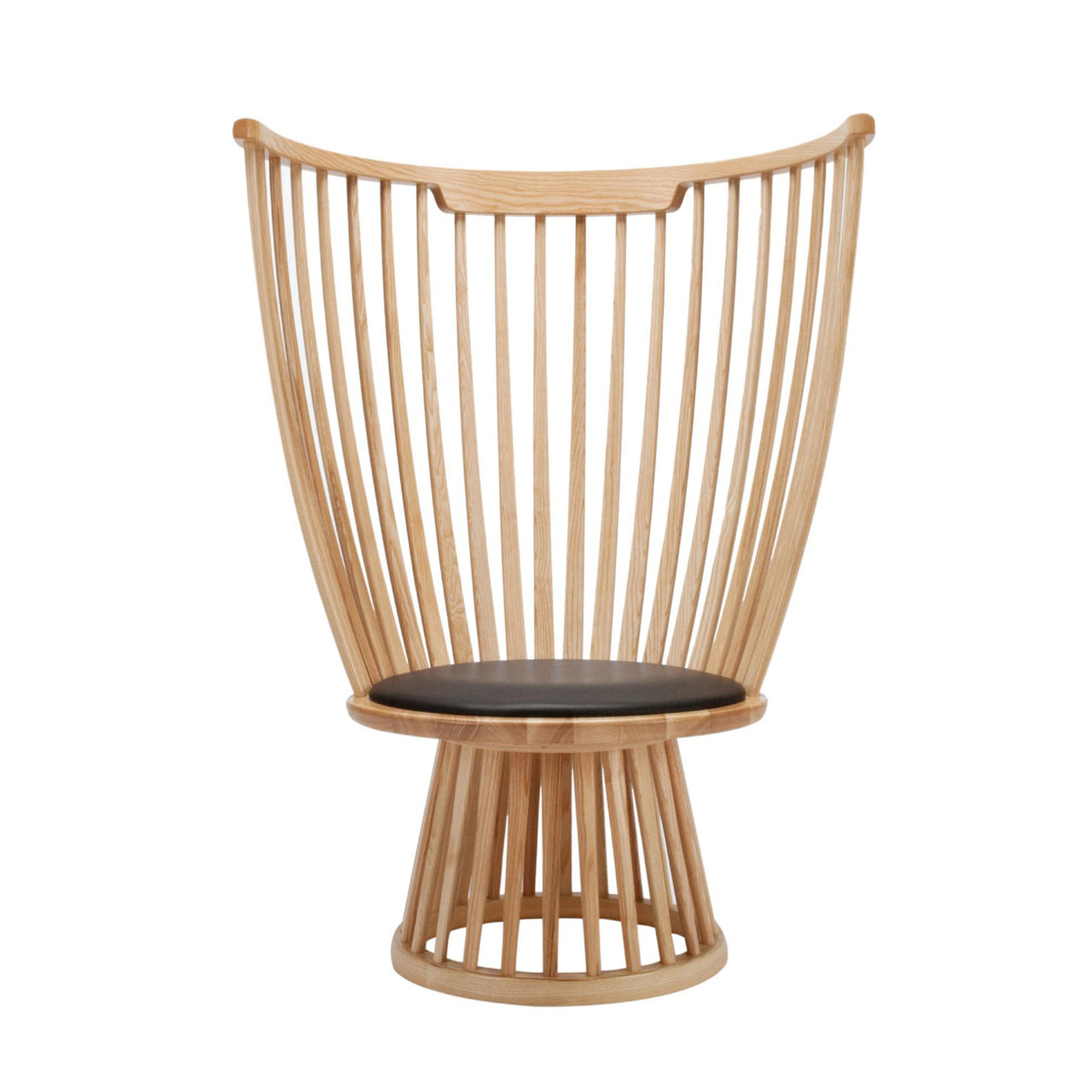 Fan Lounge Chair: Natural Oak