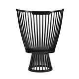 Fan Lounge Chair: Black Birch