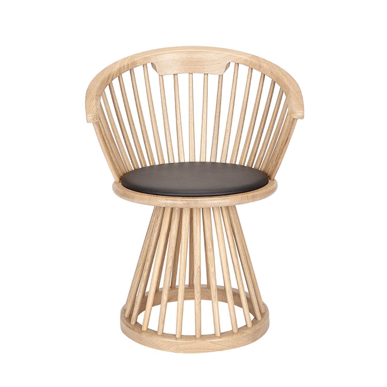 Fan Dining Chair: Natural Oak