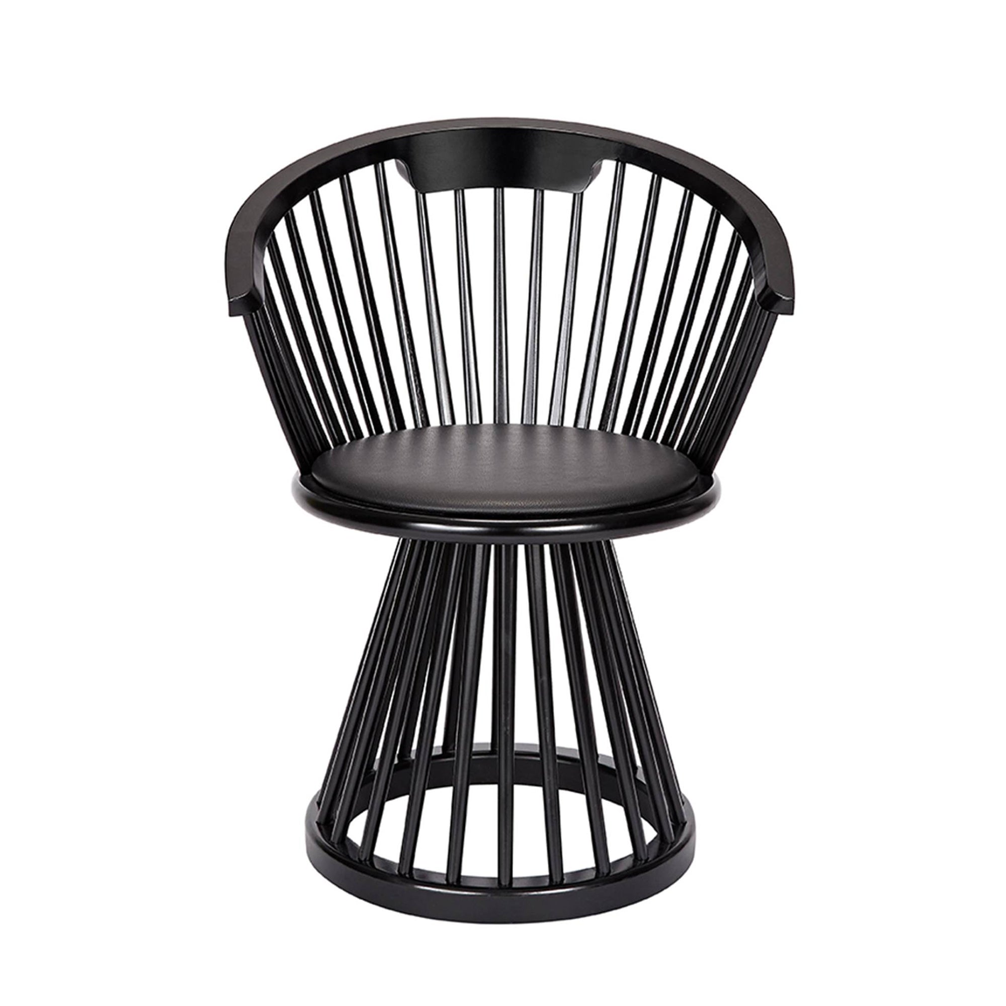 Fan Dining Chair: Black Birch
