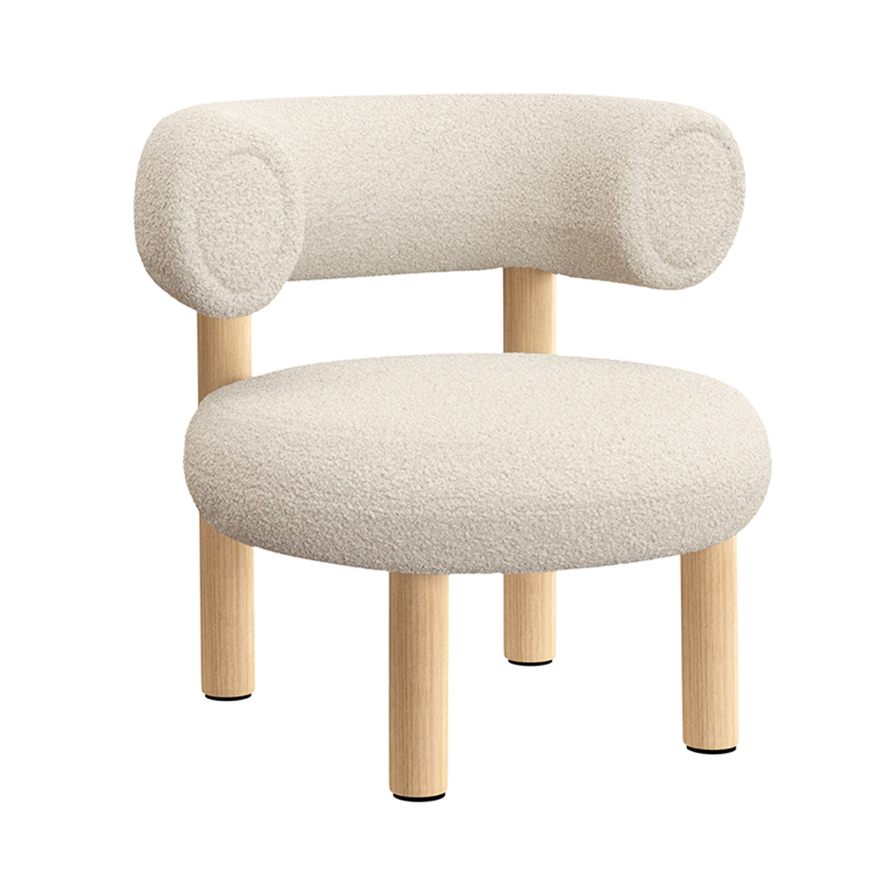 Fat Lounge Chair: Natural Oak