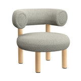 Fat Lounge Chair: Natural Oak