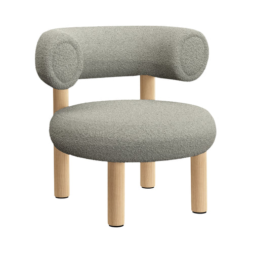 Fat Lounge Chair: Natural Oak