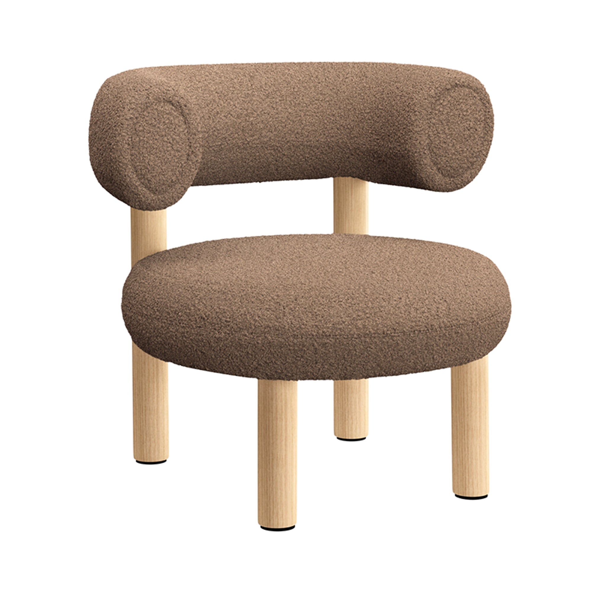 Fat Lounge Chair: Natural Oak