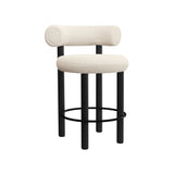 Fat Bar + Counter Stool: Counter + Black Oak