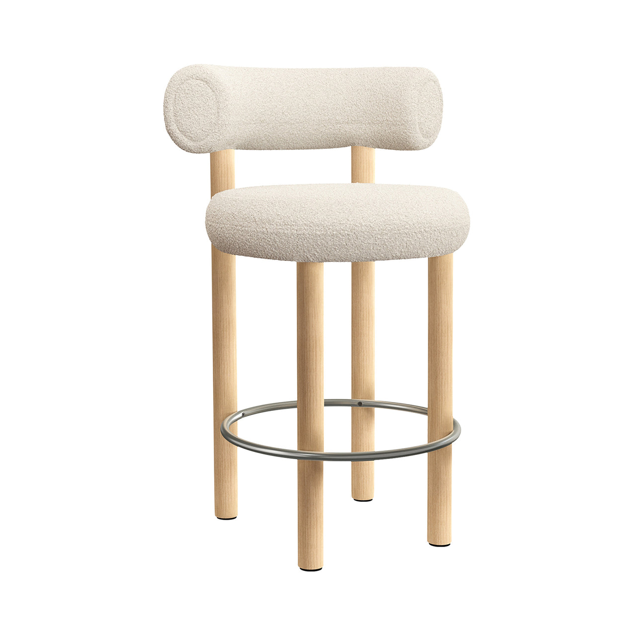 Fat Bar + Counter Stool: Bar + Natural Oak