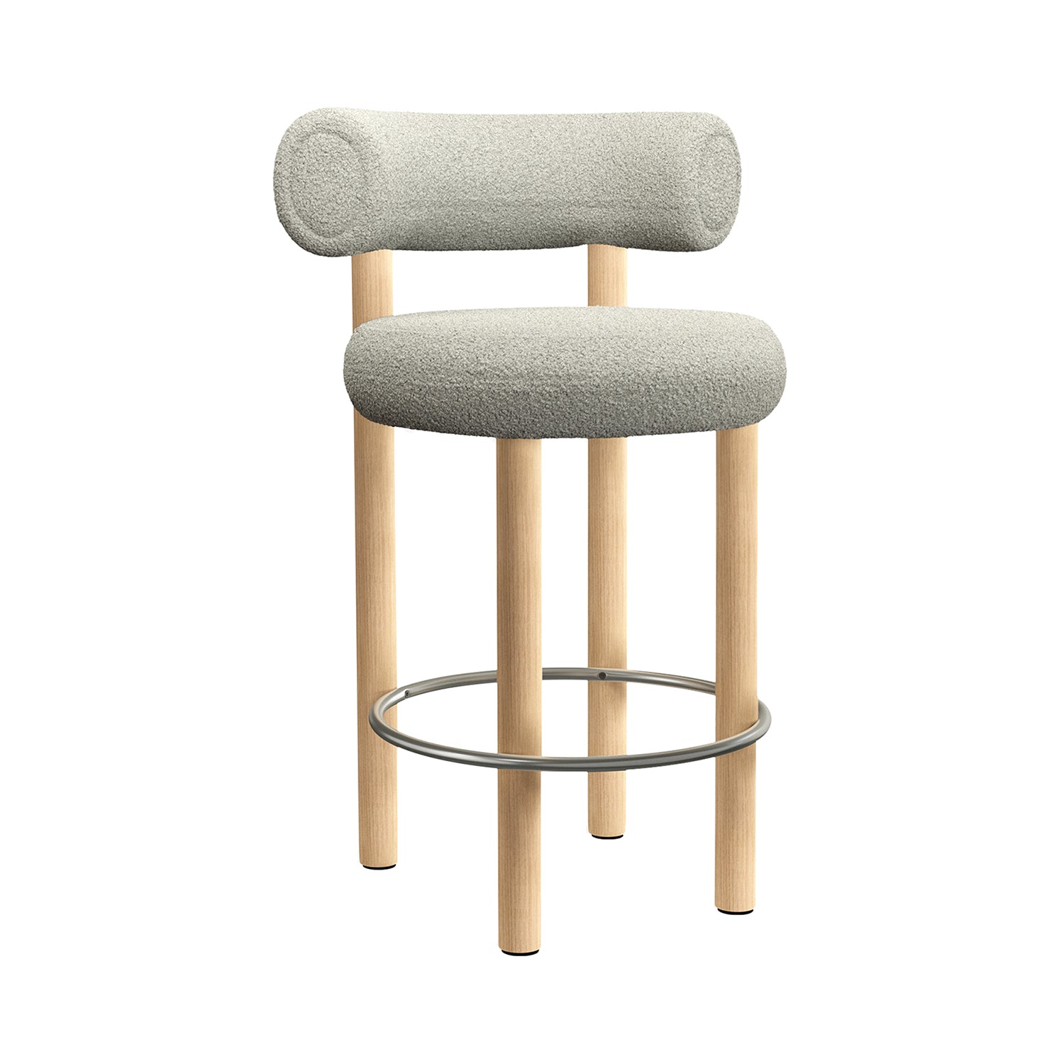 Fat Bar + Counter Stool: Bar + Natural Oak