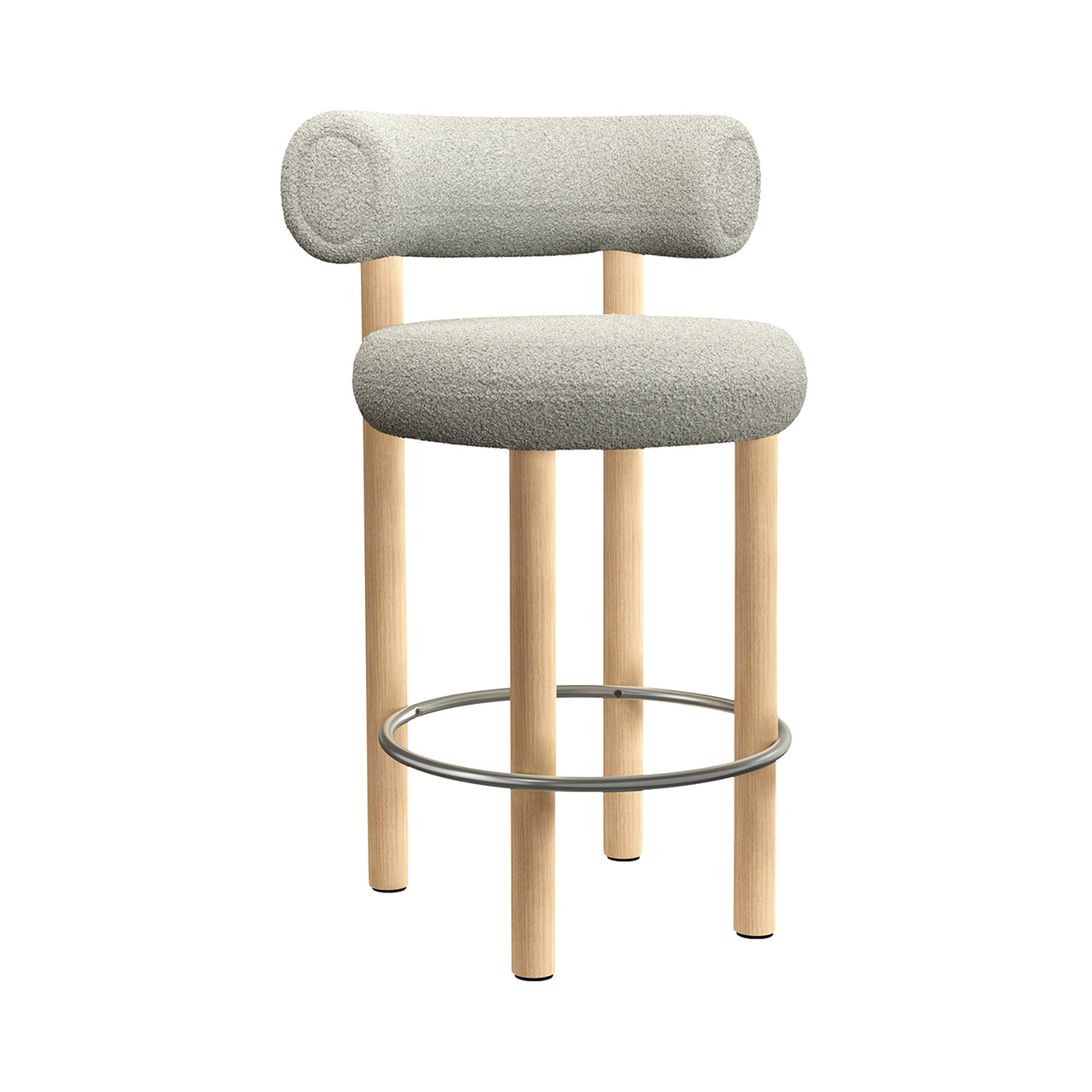 Fat Bar + Counter Stool: Bar + Natural Oak