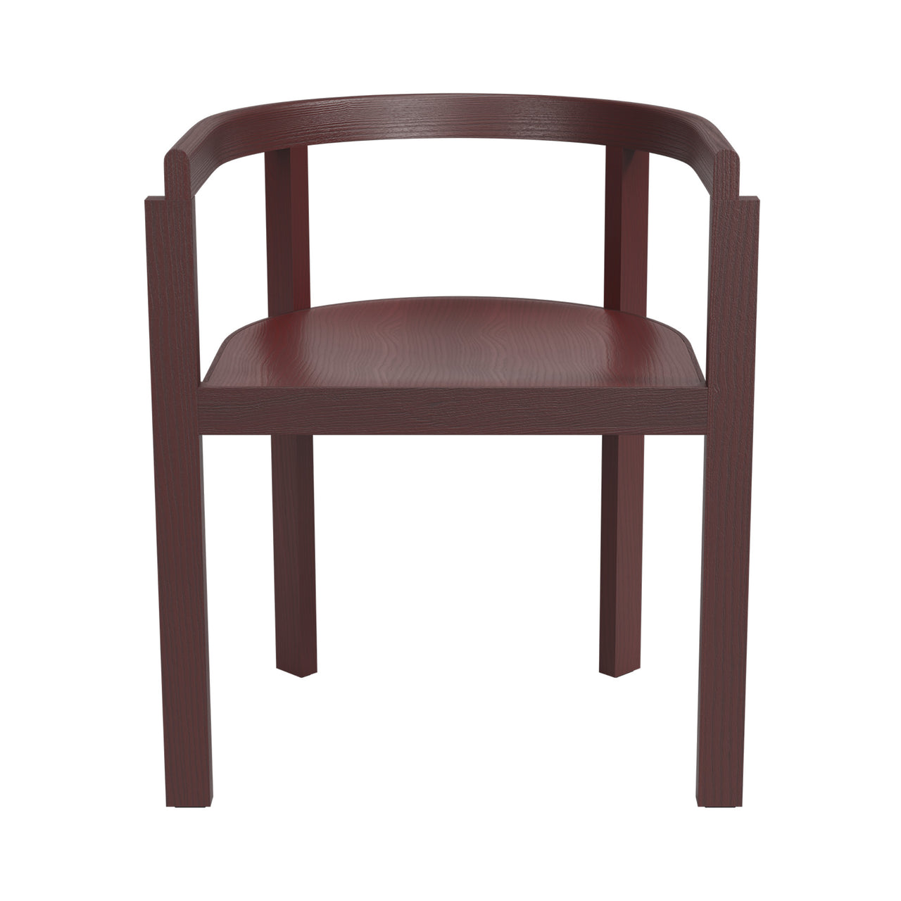 After Chair: Burgundy