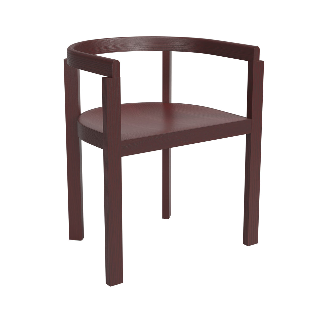 After Chair: Burgundy