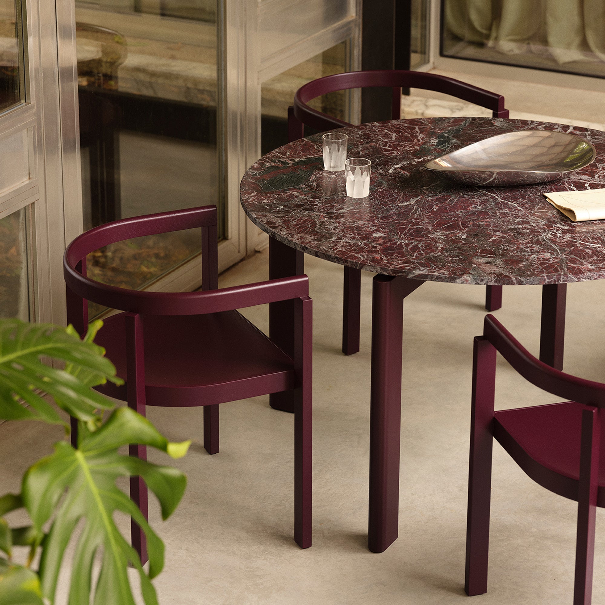 After Dining Table: Marble Top