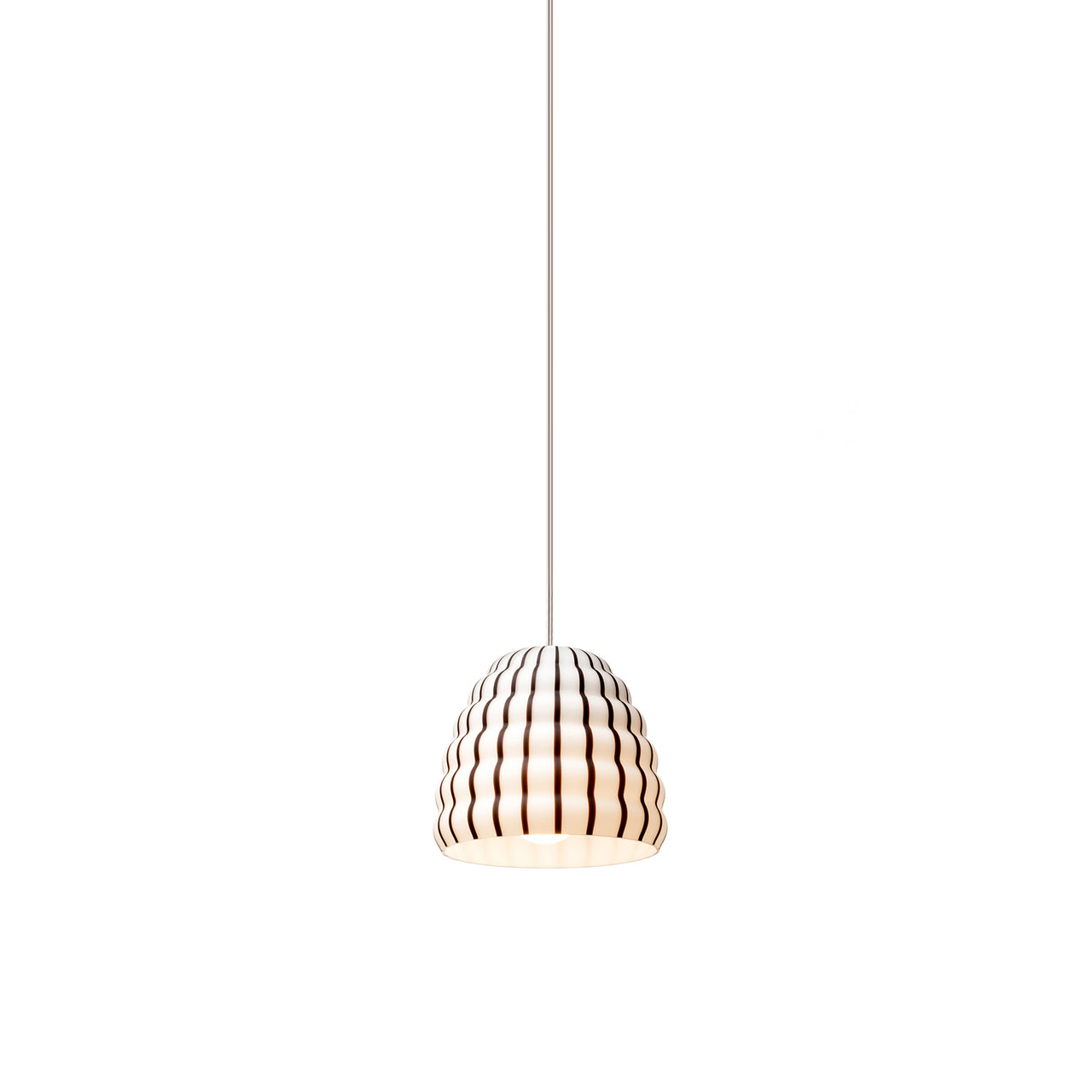 Filigrana Pendant Light: Beehive + Black