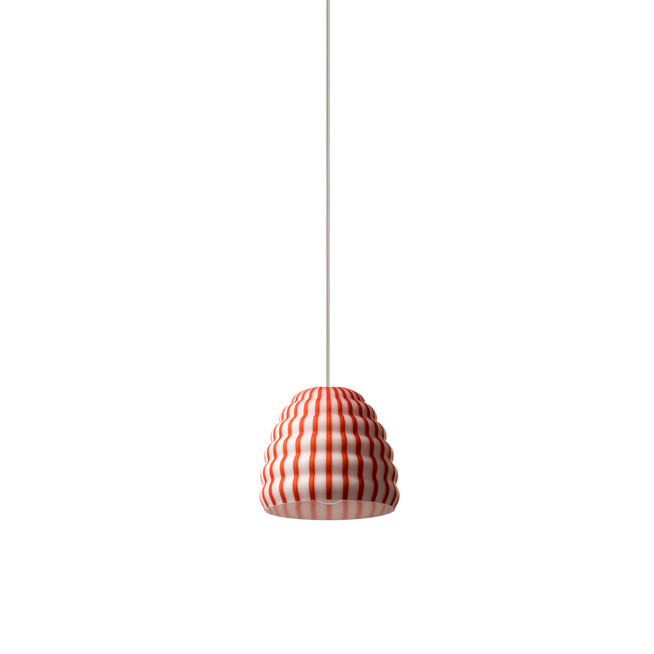 Filigrana Pendant Light: Beehive + Red