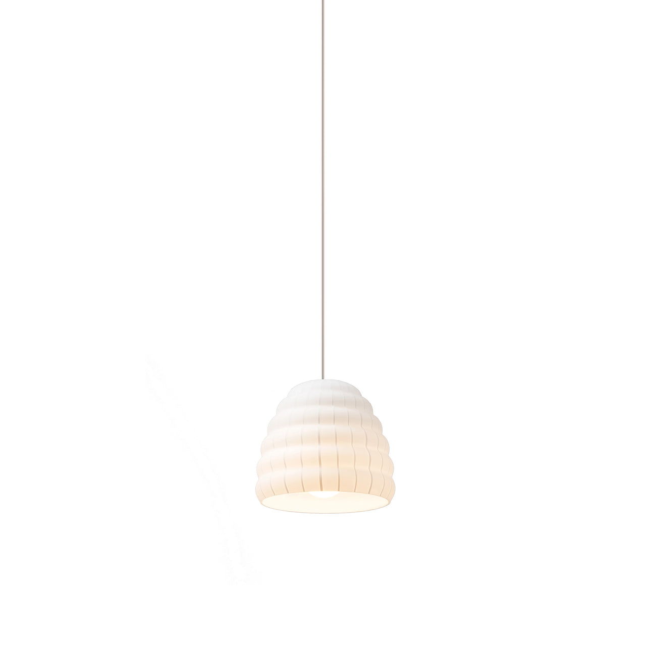 Filigrana Pendant Light: Beehive + White