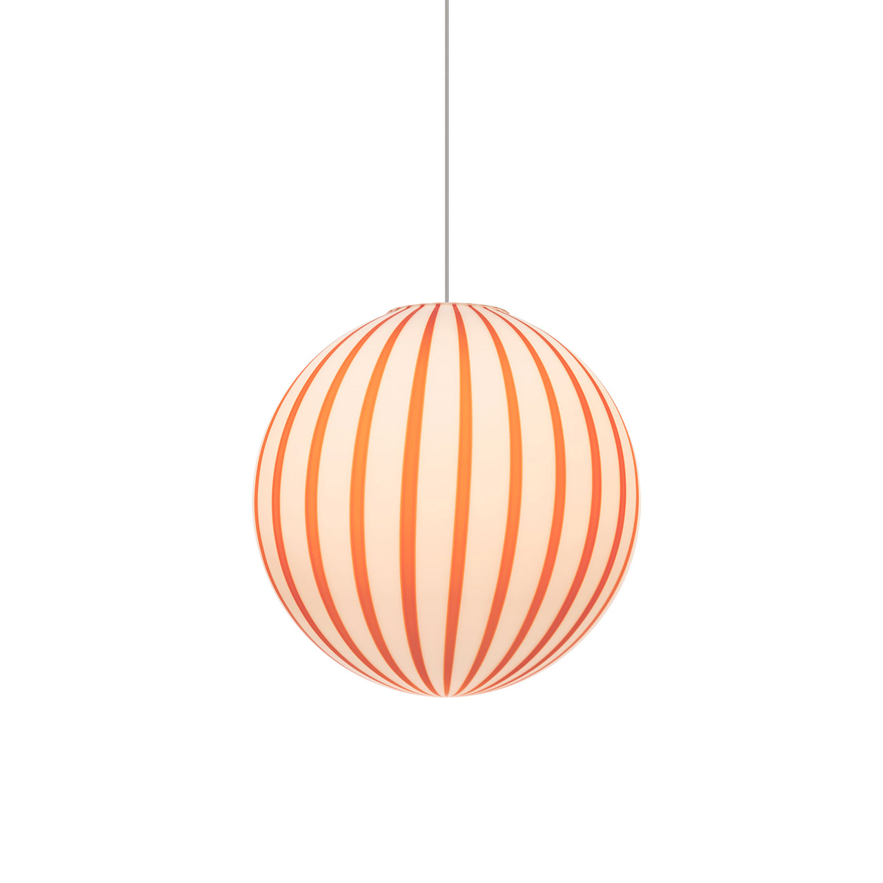 Filigrana Pendant Light: Globe + Red