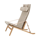 FK10 Plico Lounge Chair: White Oiled Oak