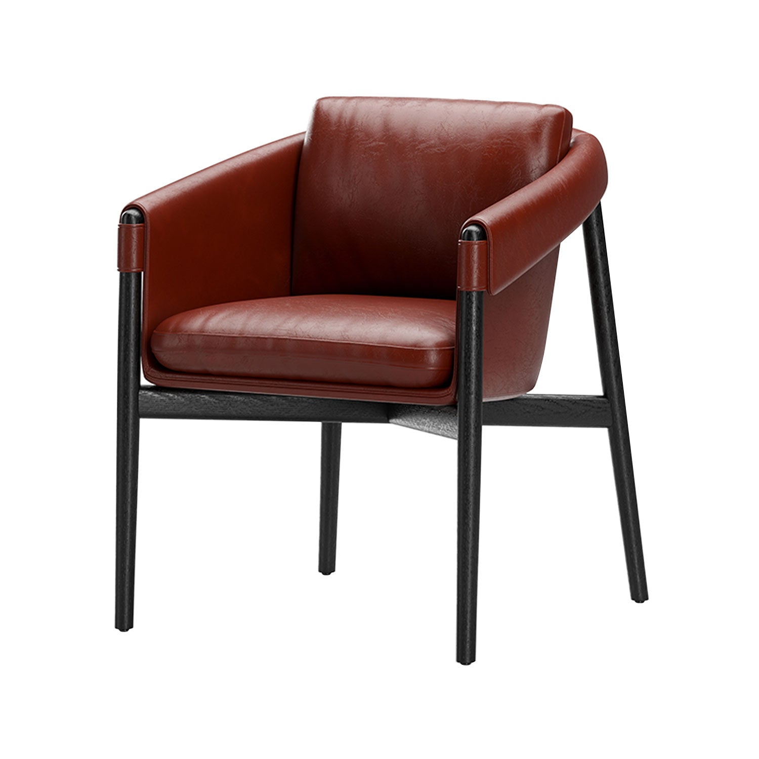 Frank Dining Chair: Black Oak