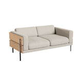 Forum Sofa: 2 + Oak + Boucle Chalk