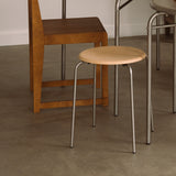 Petit Rond Stool: Upholstered