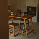 Folding Flat Trestle Table