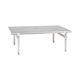 Union Coffee Table: Aluminum