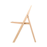Folding Flat Chair: Without cushion + Natural Birch 