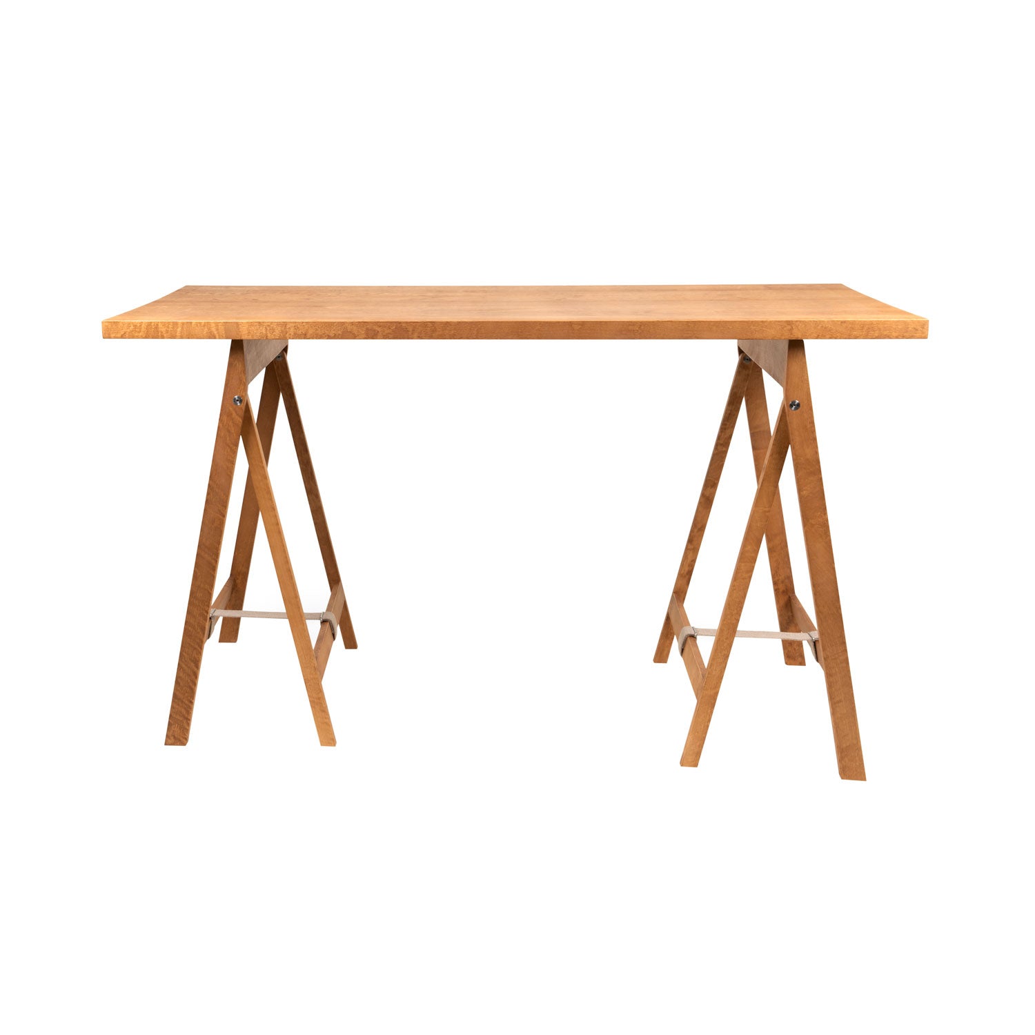 Folding Flat Trestle Table: High